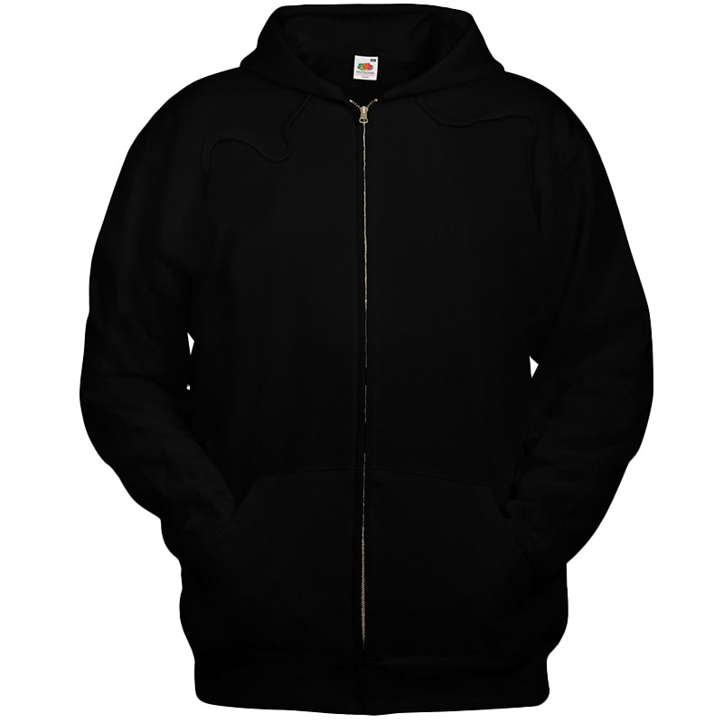 Sudadera Capucha Cremallera Hombre Frontal